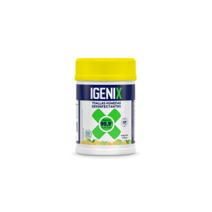 Toallas Desinfectantes Igenix Frescura Cítrica Pote de 105 Unidades