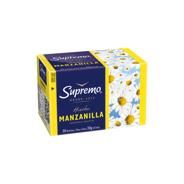 Hierbas Supremo Manzanilla 20 Bolsitas