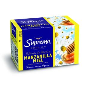 Hierbas Supremo Manzanilla Miel 20 Bolsitas