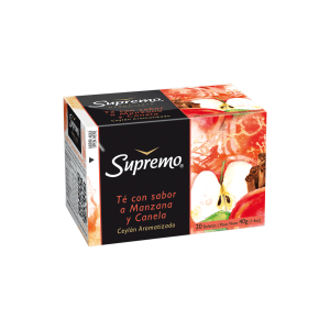 Té Negro Supremo Ceylán Aromatizado Manzana y Canela