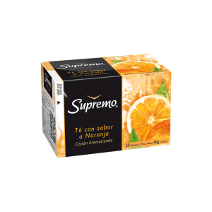 Té Negro Supremo Ceylán Aromatizado Naranja 20