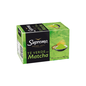 Té Verde Supremo Matcha 20 Bolsitas