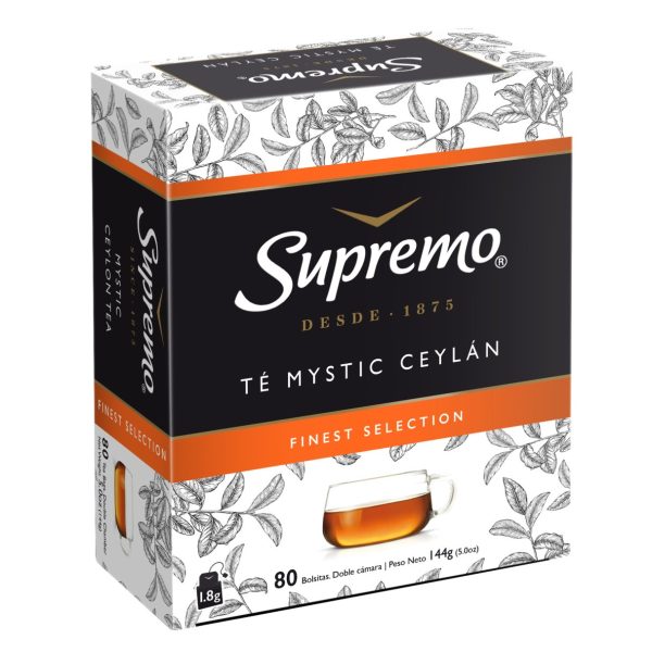 Té Negro Supremo Mystic Ceylán 80 Bolsitas