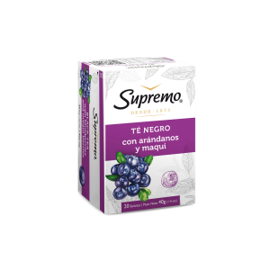 Té Negro Supremo Arándano y Maqui 20 Bolsitas