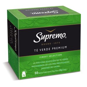 Té Verde Supremo Premium 50 Bolsitas