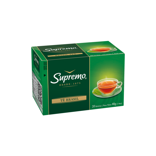 Té Negro Supremo Brasil 20 Bolsitas