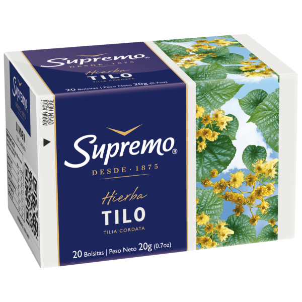 Hierbas Supremo Tilo 20 Bolsitas