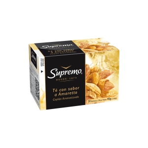 Té Negro Supremo Ceylán Aromatizado Amaretto 20