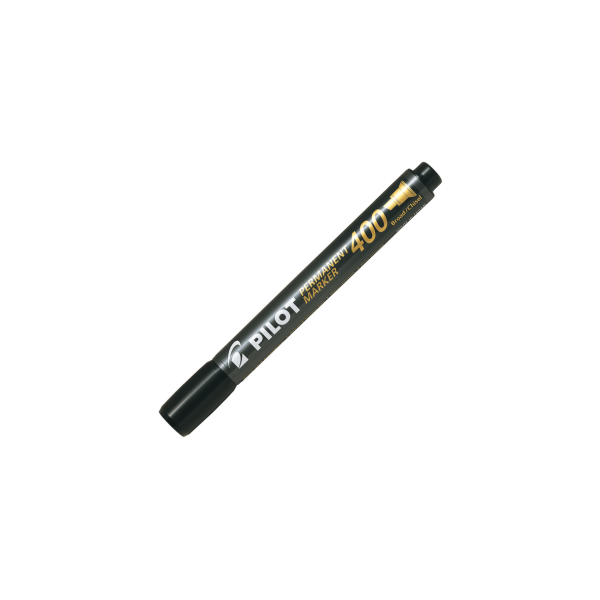 Marcador Permanente Pilot Punta Biselada Sca400 Negro