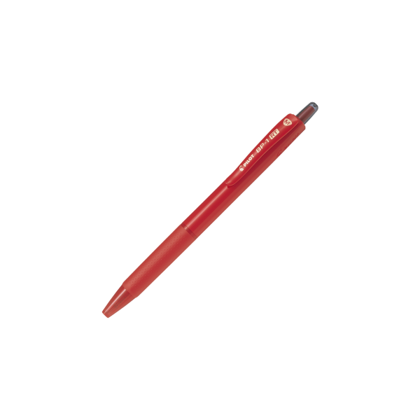 Lápiz Pasta Pilot Bp1 con grip 1.0 Retráctil Rojo