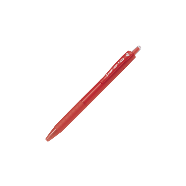 Lápiz Pasta Pilot Bp1 con grip 0.7 Retráctil Rojo