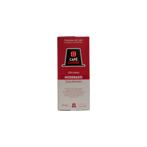 Cápsula Café Caribe Moderado Arábica Descafeinado 10