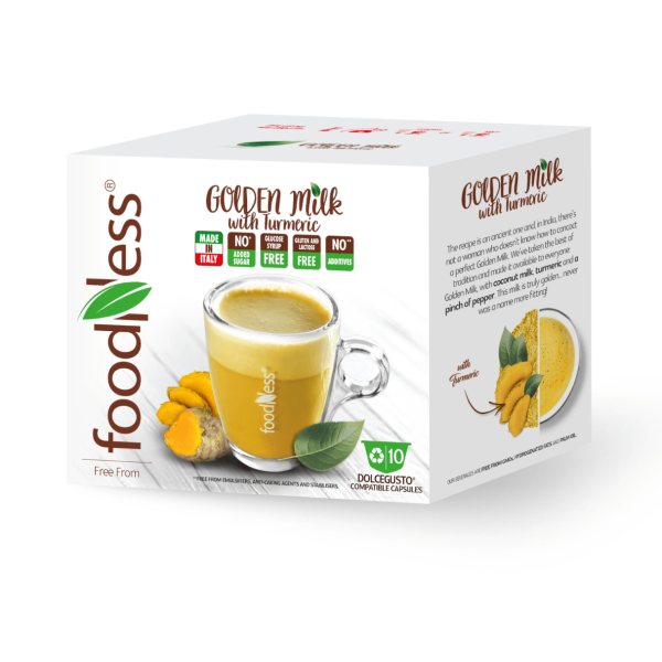 Cápsula Tipo Dolce Gusto Foodness Golden Milk 10