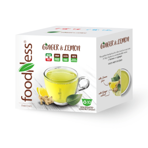 Cápsula Tipo Dolce Gusto Foodness Té Jengibre y Limón