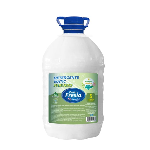 Detergente Líquido Doña Fresia Perlado Blanco 5 L