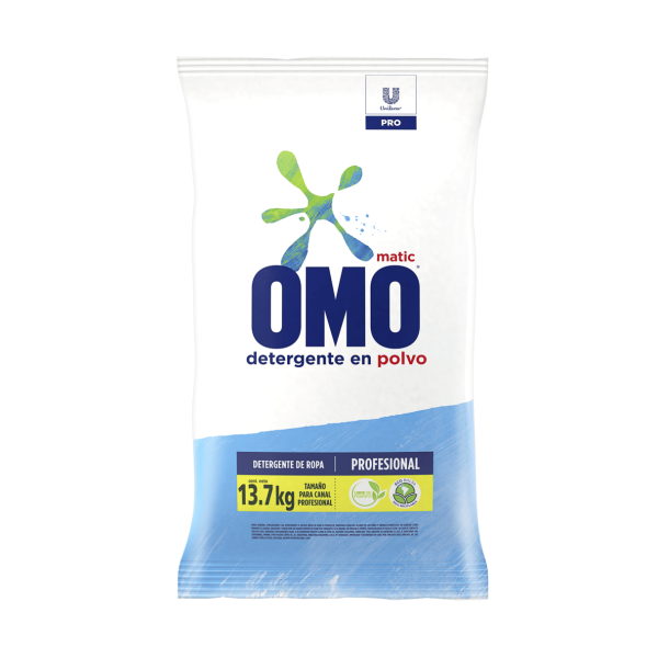 Detergente en Polvo Omo Profesional 13.7 Kg