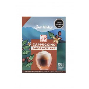 Café Juan Valdez Capuccino Avellana 108 g 6 Unidades