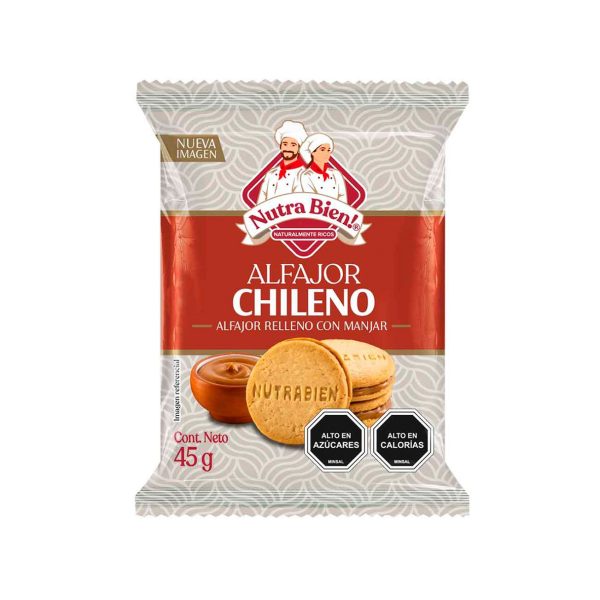 Alfajor Chileno NutraBien Manjar 45 g