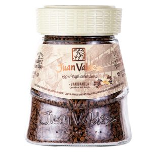 Café Instantáneo Liofilizado Juan Valdez Sabor Vanicanela 95 Grs