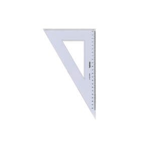 Escuadra Biselada Proarte 60° 25 cm Plástico