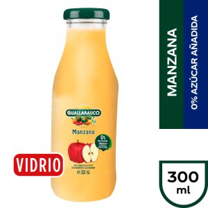 JUGO NECTAR MANZANA VIDRIO 300 ML