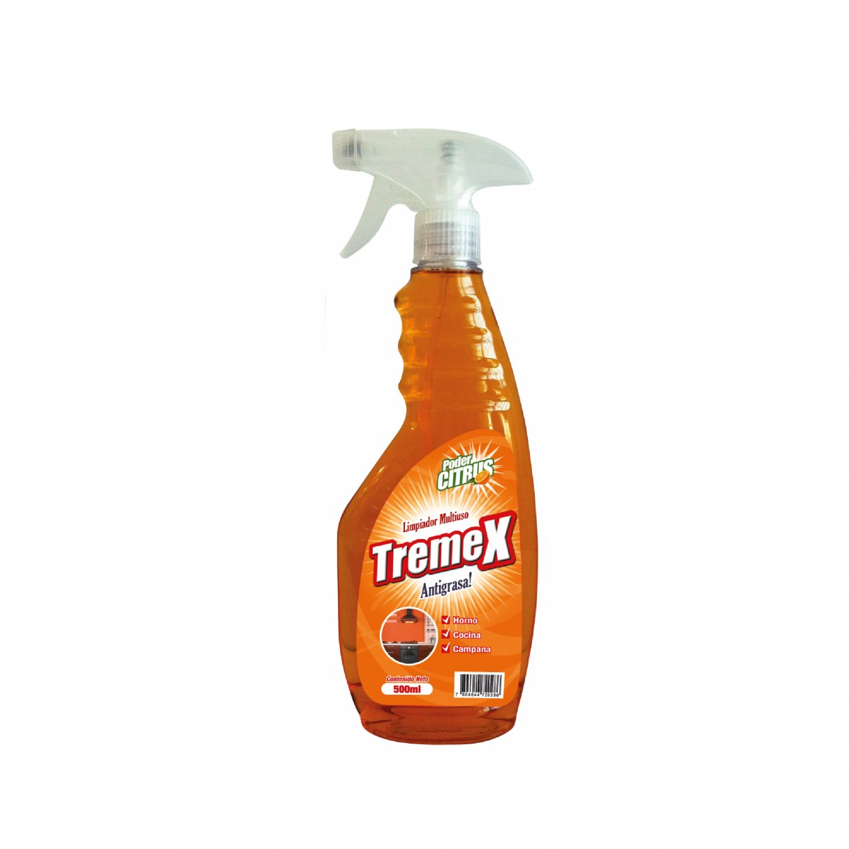 Limpiador Antigrasa Tremex Naranja gatillo 500 ml