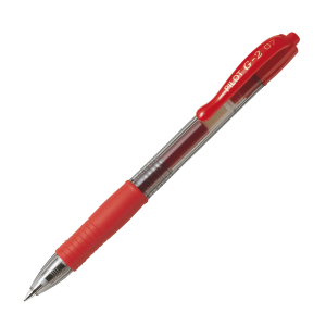 Bolígrafo gel Pilot Roll Ball 0.7 g-2 Retráctil Rojo