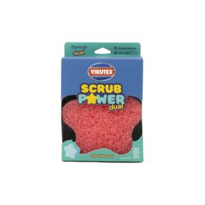 Esponja Virutex Scrub Power Dual Colores Surtidos
