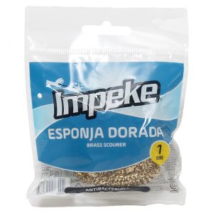 Esponja de Olla Impeke Dorada Metálica