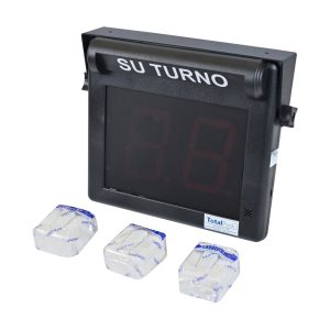 Pantalla Electrónica Atención Al Público con 3 Pulsadores