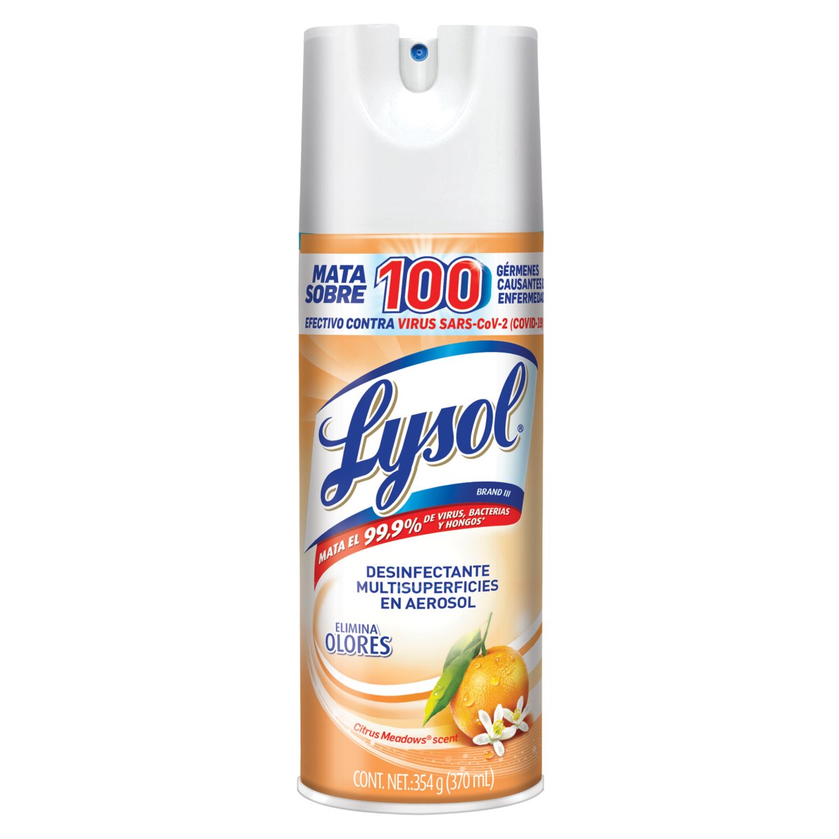 Desinfectante en Aerosol Lysol Antibacterial Citrus 34