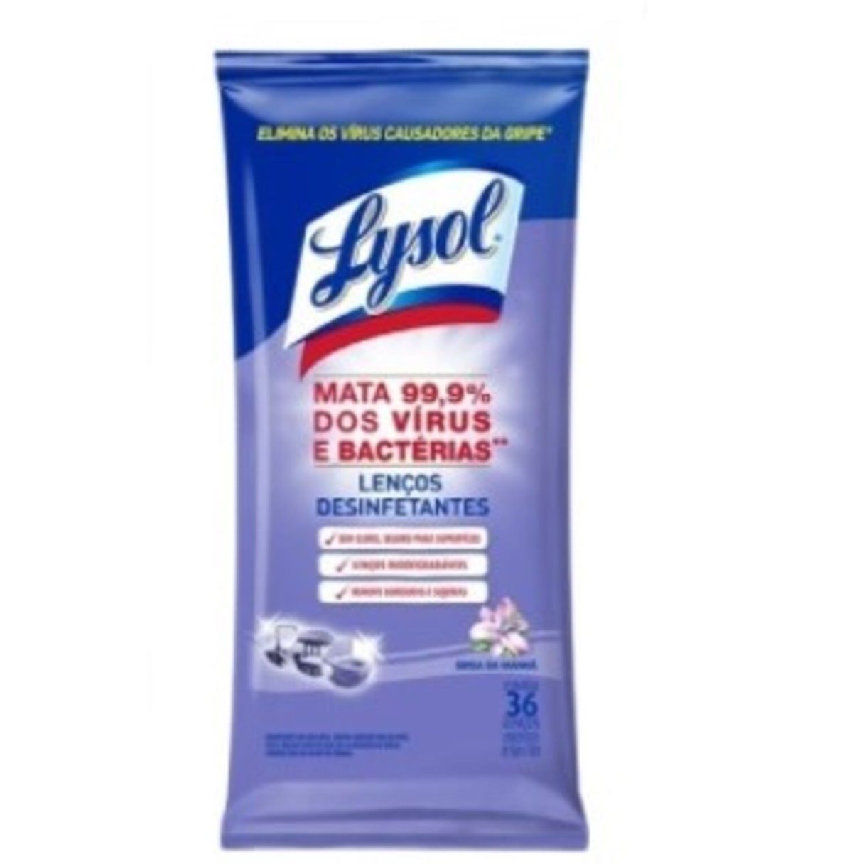 Toallas Desinfectantes Lysol Biodegradable Brisa de la Mañana 36 Unidades
