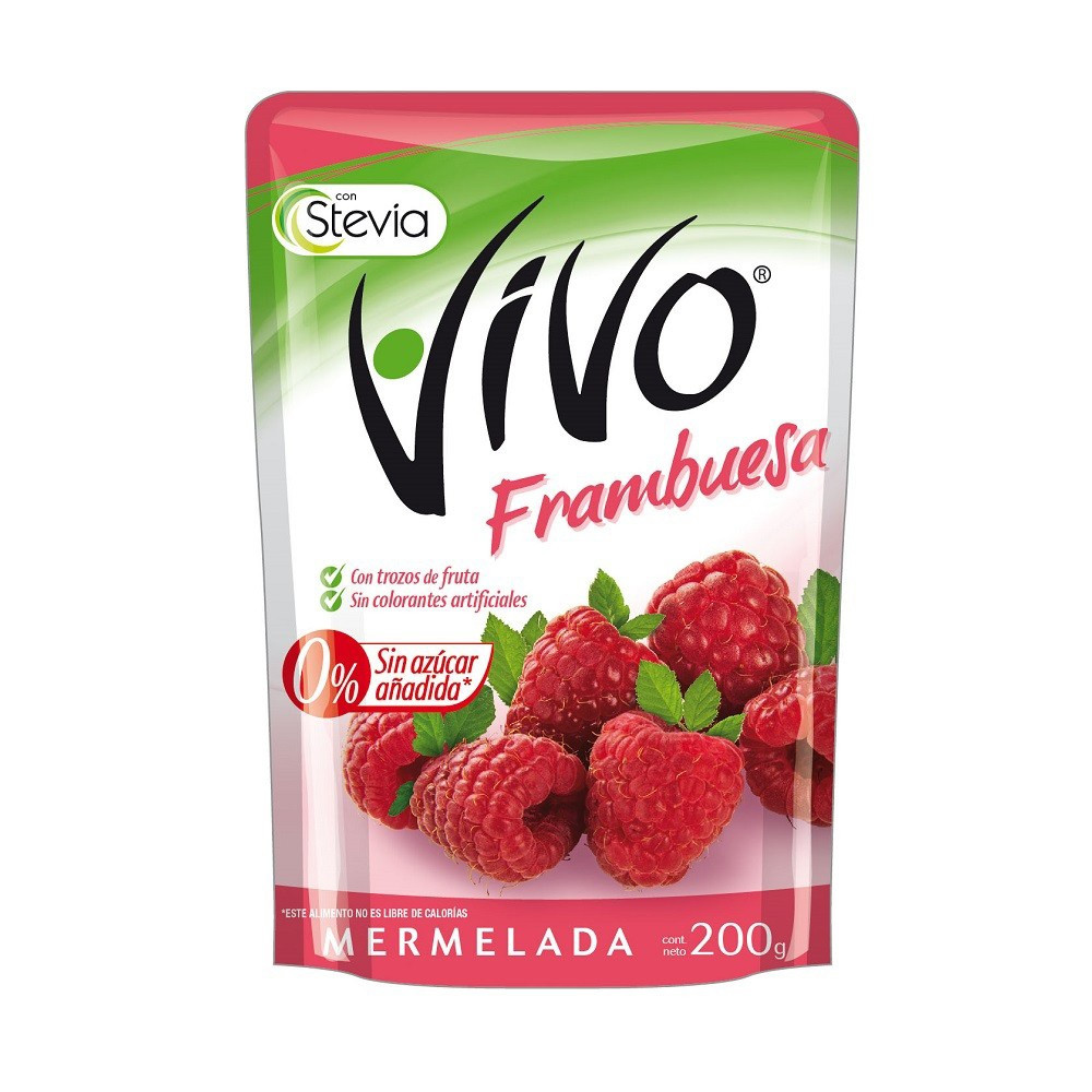 MERMELADA VIVO FRAMBUESA 200 GR