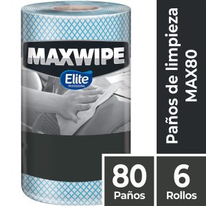 PAÑO LIMPIEZA MAX80 AZUL ROLLO 80 HOJAS