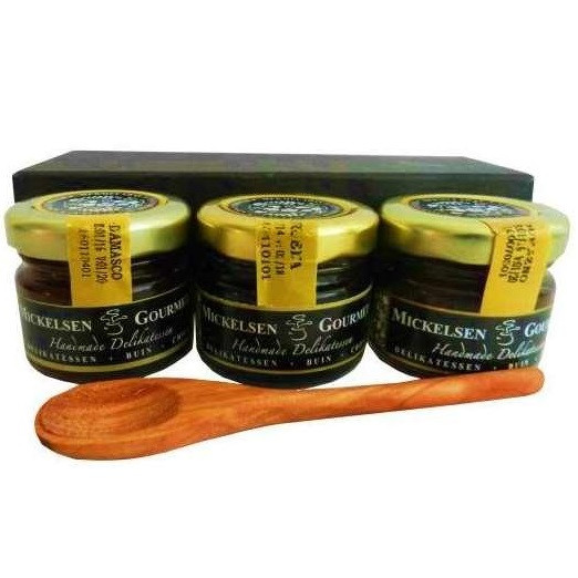 MERMELADA LIGHT DAMASCO DISPLAY 140 X 25 MICKELSEN