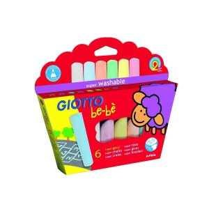 Tiza Giotto Jumbo Bebé Colores 6 Unidades