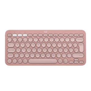 TECLADO INALAMBRICO LOGITECH BLUETOOTH PEBBLE 2 K380 ROSADO
