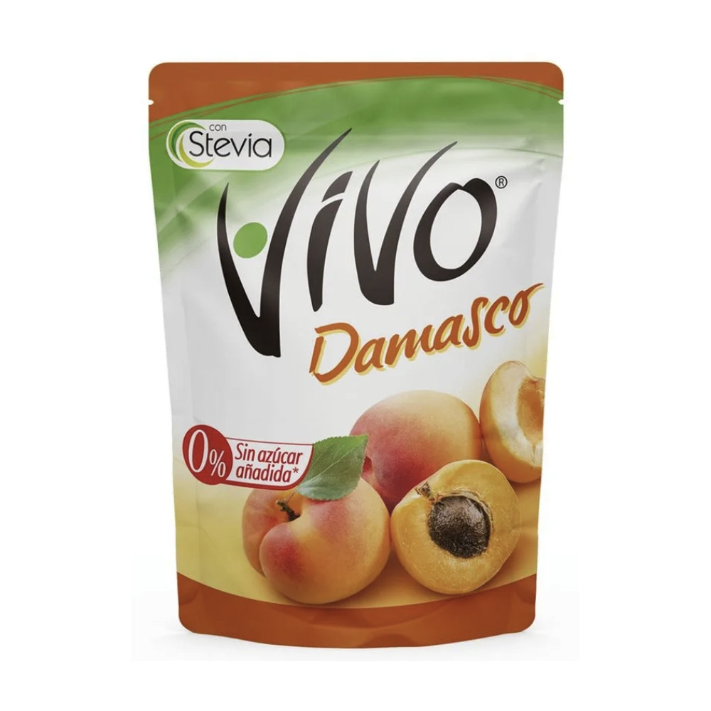 MERMELADA SIN AZUCAR DAMASCO BOLSA 200 GR VIVO