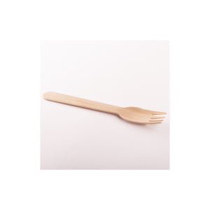 Tenedor Bio Ely Madera 16 cm Paquete de 100 Unidades