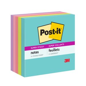 Nota Adhesiva 3M Post-It Super Sticky Cubo 76X76