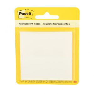 Notas Adhesivas 3M Post-It Transparente 73×73 mm 36 Hjs.