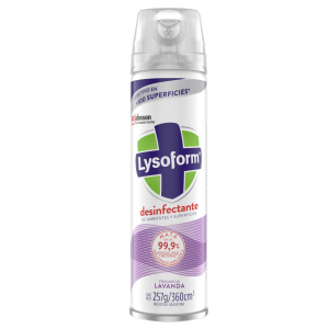 Desinfectante en Aerosol Lysoform Antibacterial Lvanada 360 cc.