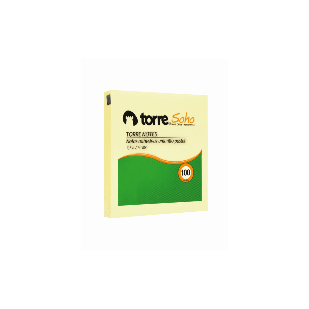 Nota Adhesiva Torre Stick 654 Mediano Amar. 75X75
