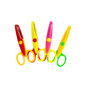 Tijera Escolar Corte Creativo Color Surtido