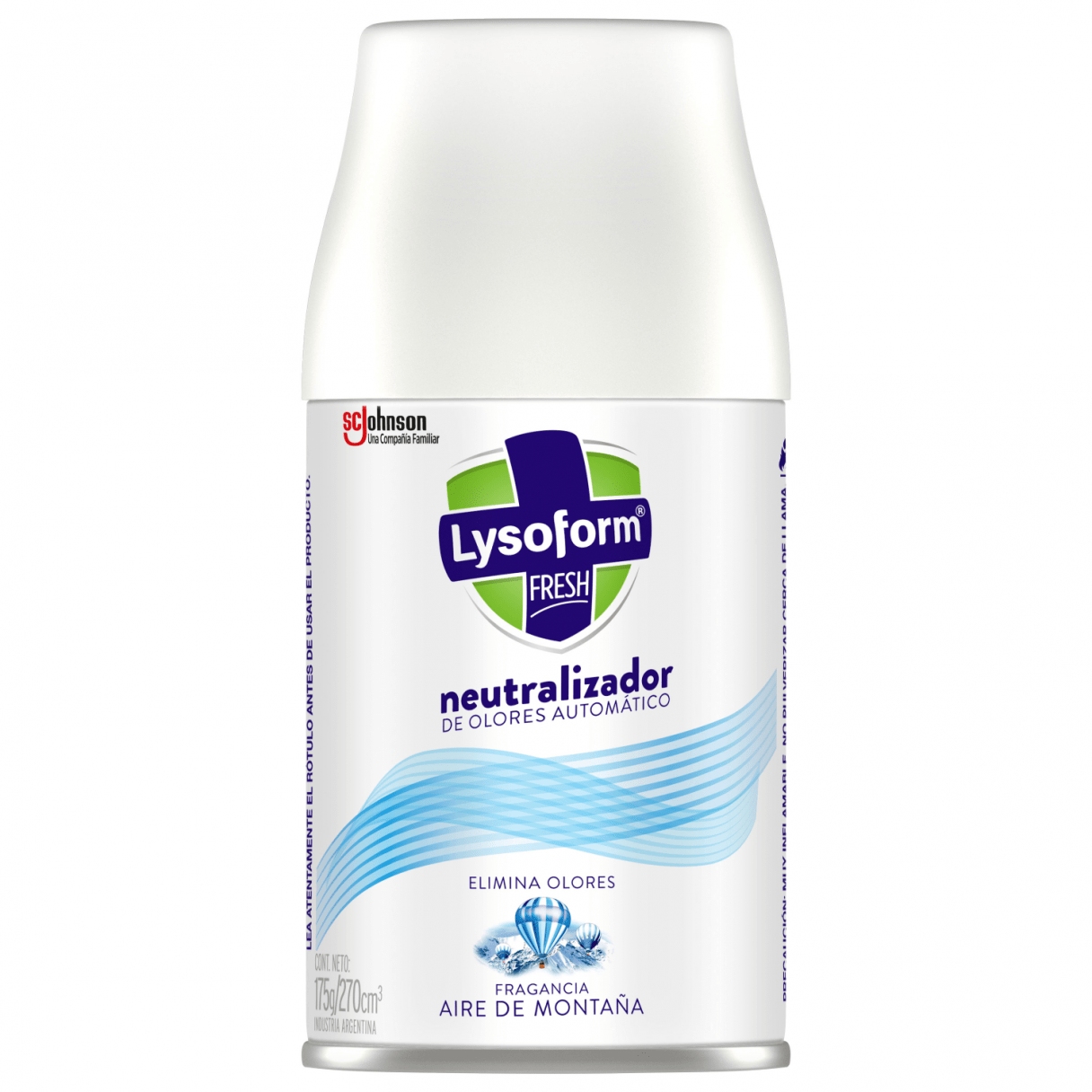 Repuesto Desodorante Ambiental Automático Fresh Fragancia Aires De Montaña 175 Grs.