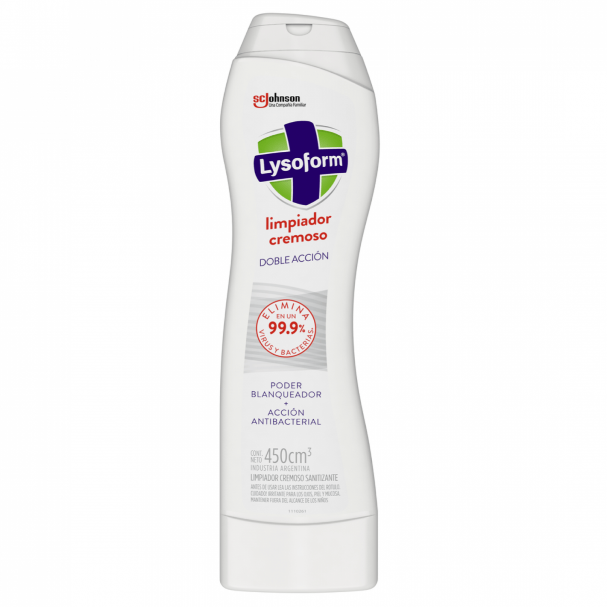 Limpiador Crema Lysoform Antibacterial 450 ml