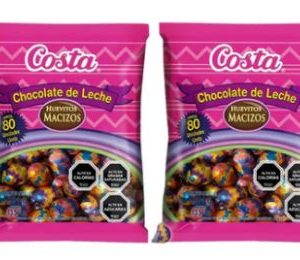 HUEVITOIS DE CHOCOLATE COSTA ESPECIAL PASCUA PACK 2 BOLSAS DE 80 UNIDADES (Consultar Stock)