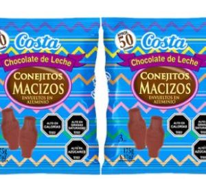PACK BOLSA CONEJITOS DE PASCUA COSTA 2 UNIDADES DE 50 CONEJOS (Consultar stock)