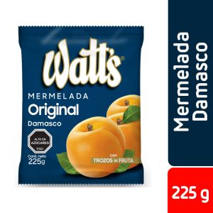 MERMELADA WATTS DAMASCO 225 GR