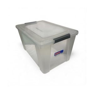 Caja Plástica Kendy Tapa con Ranura 68 L